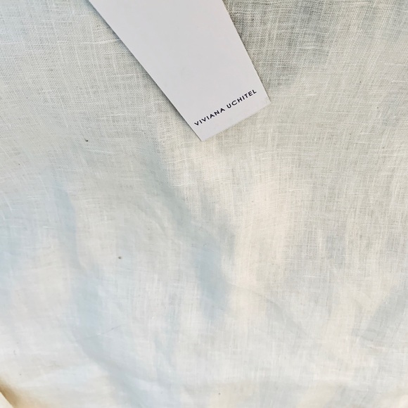 Viviana Uchitel linen/silk zip up top size 1 NWT - Picture 4 of 7